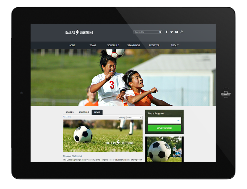 Sport Club Management Software | Association Website Software